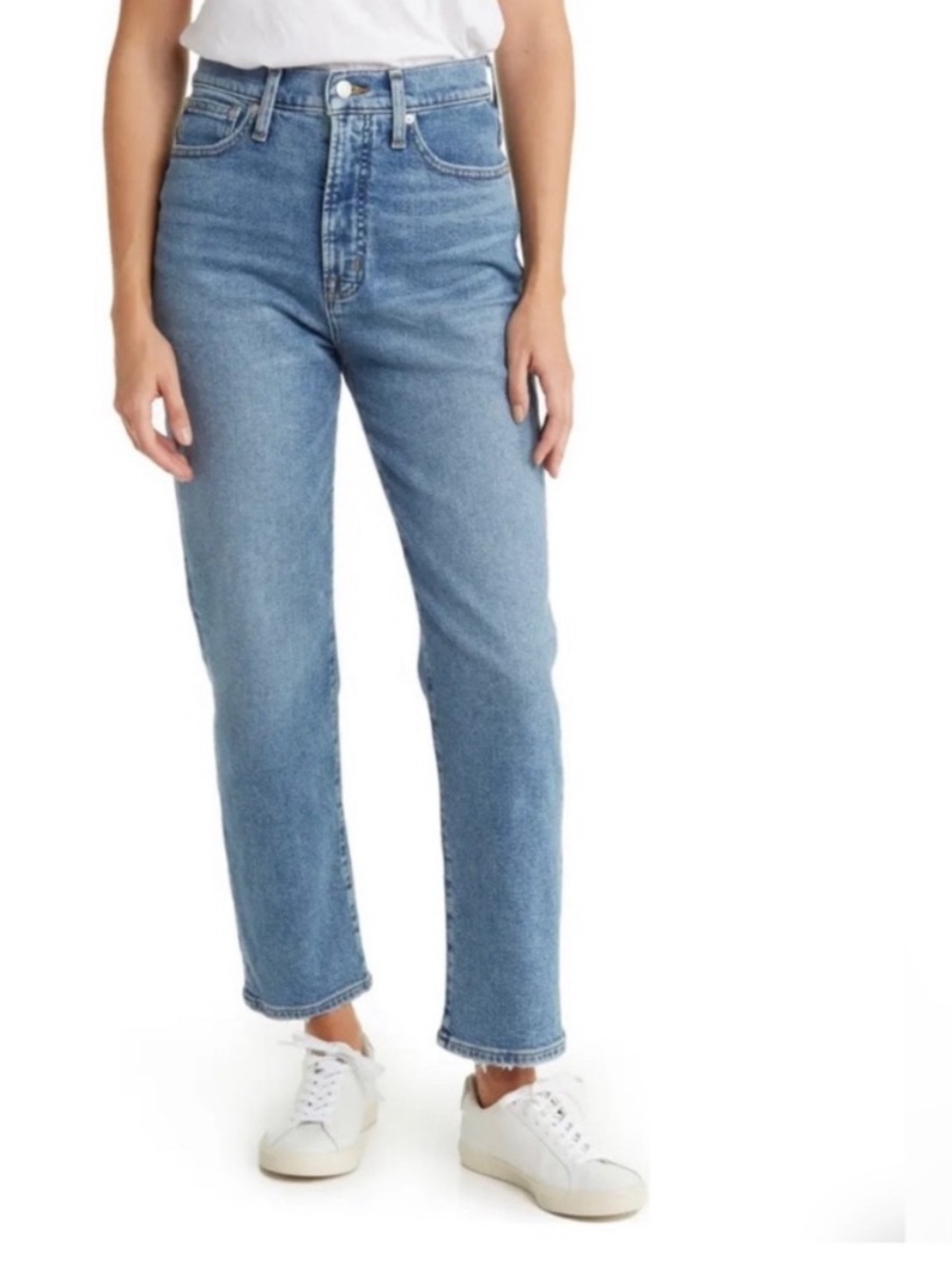 Madewell Light Blue Straight-Leg Jeans